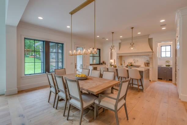 istock Lovely open floor plan in new home 1314395003