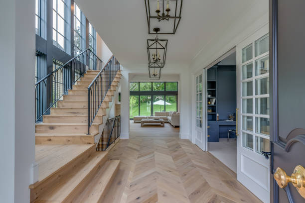 istock Entrance to new modern home 1314395057