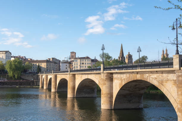 istock Stone bridge in Logrono, La Rioja region, Spain 1314400712