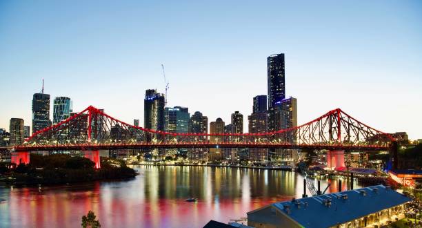istock View of Story Bridge, Evening, Brisbane 1314416947