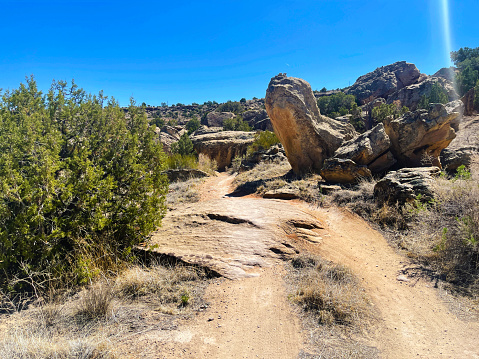 In Western Colorado Western Colorado High Arid Desert Hiking Photo Series Matching 4K Video Available (Shot with iPhone 12 Pro Max 12mp 4032 × 3024 photos professionally retouched - Lightroom / Photoshop -downsampled as needed for clarity and select focus used for dramatic effect)