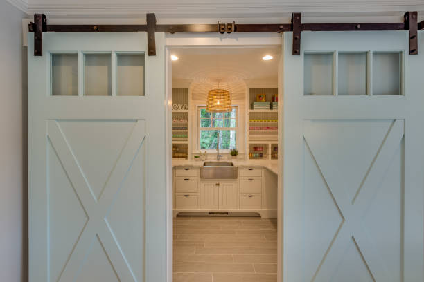 istock Combination laundry room and craft room and pantry 1314418868