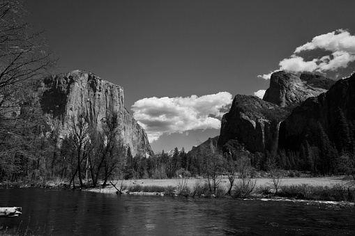 Yosemite National Park in Monochrome