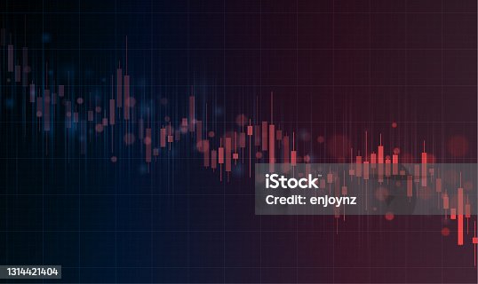 istock Stock market crash graph 1314421404
