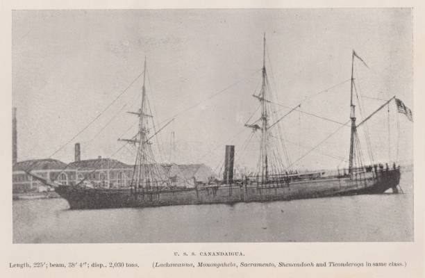 istock USS Canandaigua Steam Ship 1862, 19th Century US Naval History 1314426139