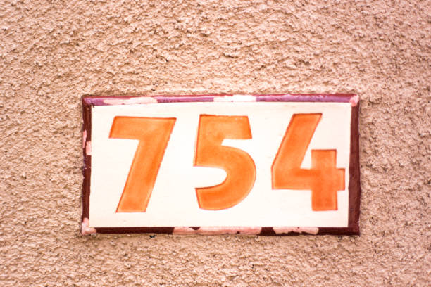 istock Santa Fe Style: Ceramic House Address Tiles: 754 1314427994