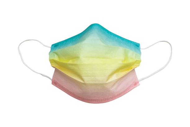 istock front view of rainbow color disposable face mask isolated on white background 1314439102