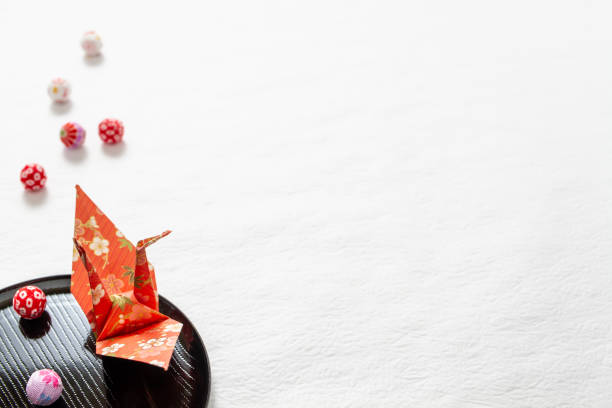 istock Origami cranes, Japanese origami. 1314444396