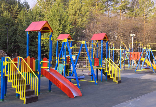istock Children's playground in the park 1314444784