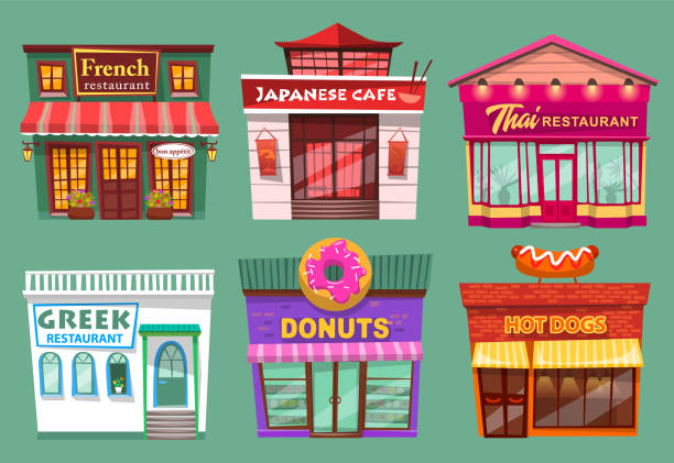 6,599 Donut Shop Illustrations & Clip Art - iStock | Eating donut shop, Donut  shop owner, Small donut shop