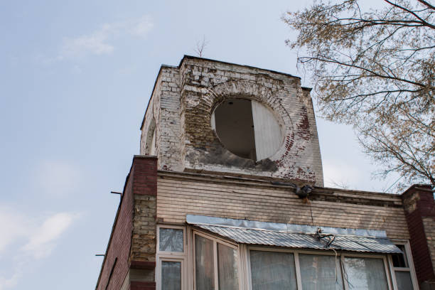 istock old ruined brick building in the city 1314459564