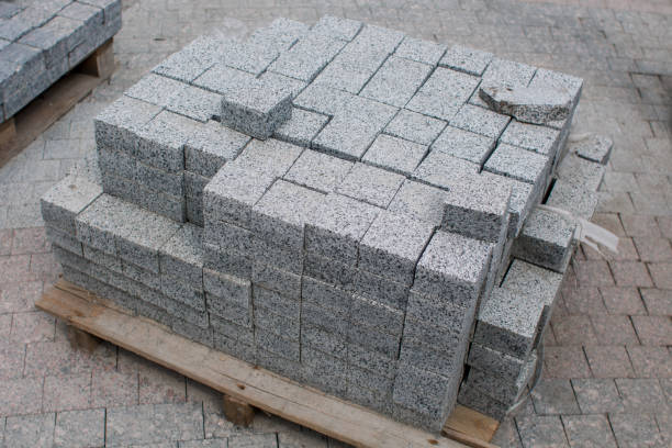 istock paving stone on a construction site for a road 1314459820