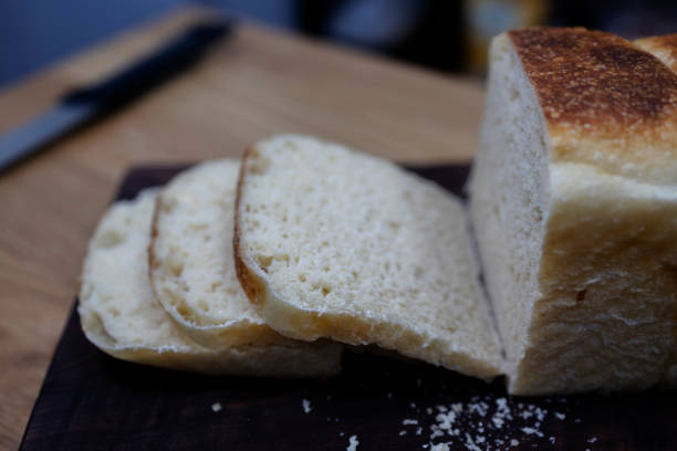 istock loaf of milk bread, sliced 1314462369