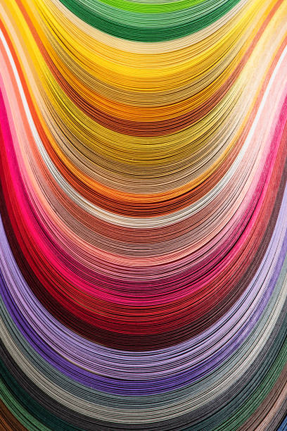 istock rainbow colors paper composition.Color spectrum banner. Colorful striped pattern background. 1314463039