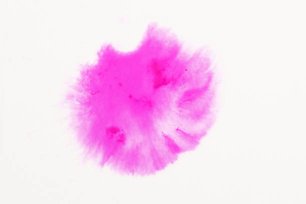 istock Abstract pink water color splash. Watercolor drop. 1314467246