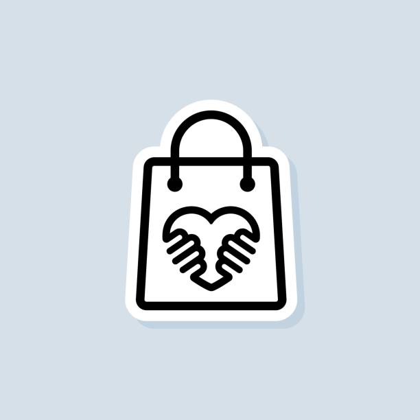Support small business sticker. Shop local products. Coronavirus Quarantine. Shop local symbol. Vector on isolated background. EPS 10 Support small business sticker. Shop local products. Coronavirus Quarantine. Shop local symbol. Vector on isolated background. EPS 10. small business saturday stock illustrations