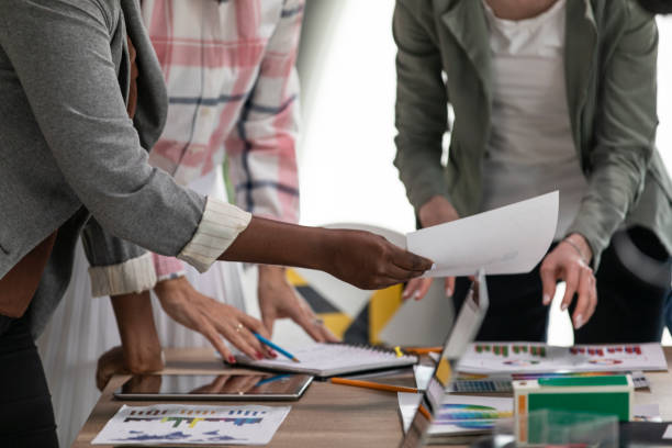 istock Reviewing paperwork during a business meeting 1314475193
