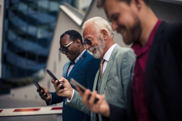 istock Business people typing messages. 1314475502