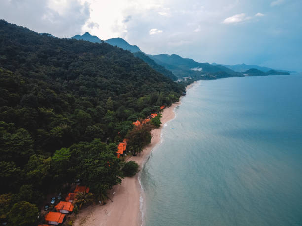 istock The beach on the island on a rainy day 1314476867