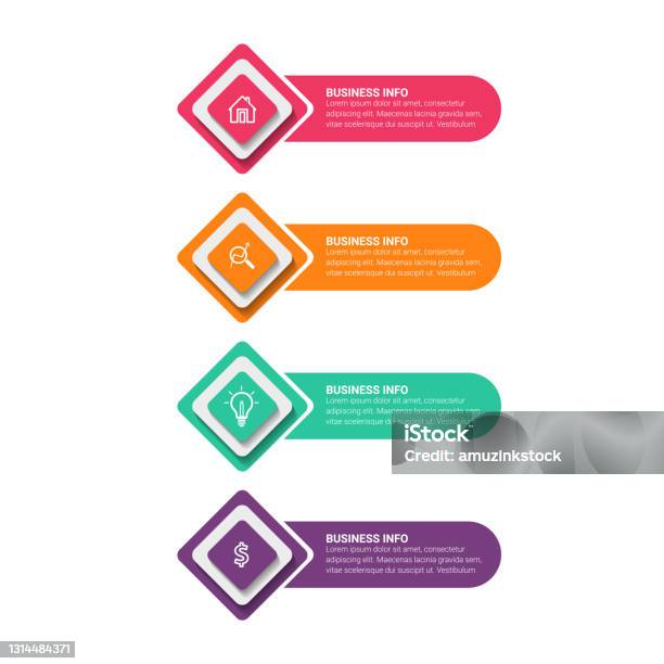 Business Data Visualization Simple Infographic Design Template Abstract ...