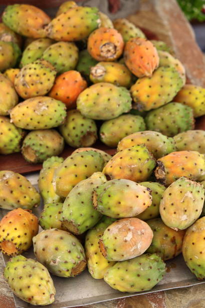 istock Prickly pears for sale in a greengrocery 1314485678