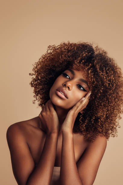 istock Beautiful girl with curly hairstyle 1314488671