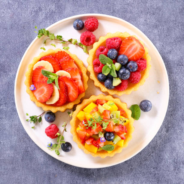 istock fruit tart with berries fruits 1314489510