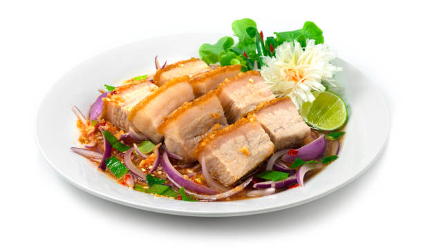 istock Crispy Belly Pork Hong kong Spicy Salad 1314491972