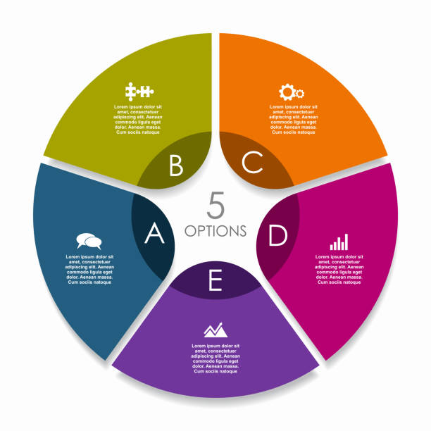 illustrations, cliparts, dessins animés et icônes de modèle de conception infographique avec place pour vos données. illustration vectorielle. - infographic data symbol sign