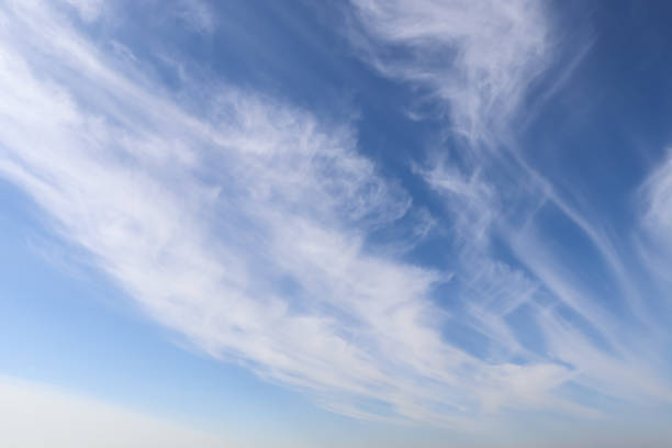 istock Beautiful fluffy white clouds in blue sky 1314495090