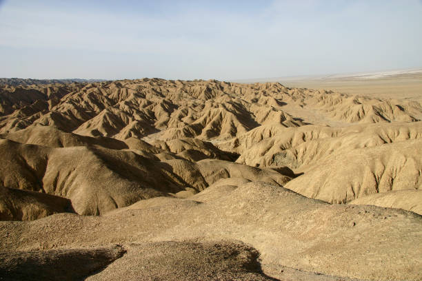 pustynne wzgórza gobi - arid climate asia color image day zdjęcia i obrazy z banku zdjęć