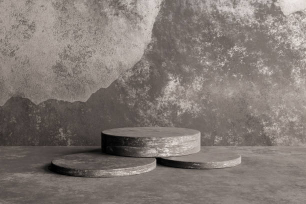 istock dark concrete podium for product display 1314499306