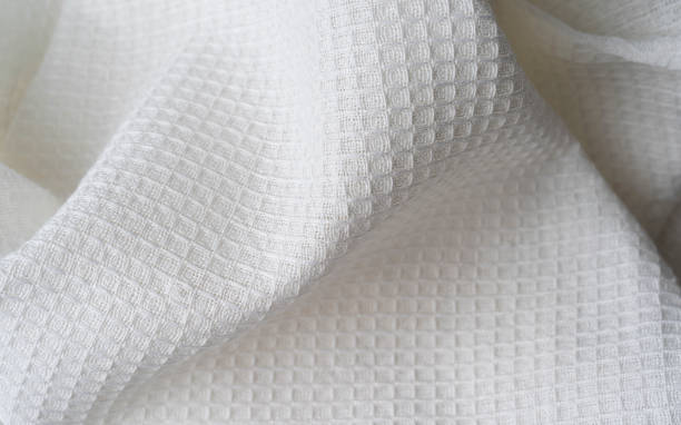 istock wrinkled white waffle towel for background 1314502721