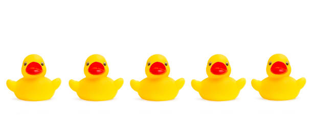 istock A yellow rubber toy duck isolated on a white background 1314504926