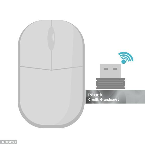 Mouse Computer Boxy Shape A Wireless Gray Computer Mouse In The Shape Of A Rounded Rectangle With ...