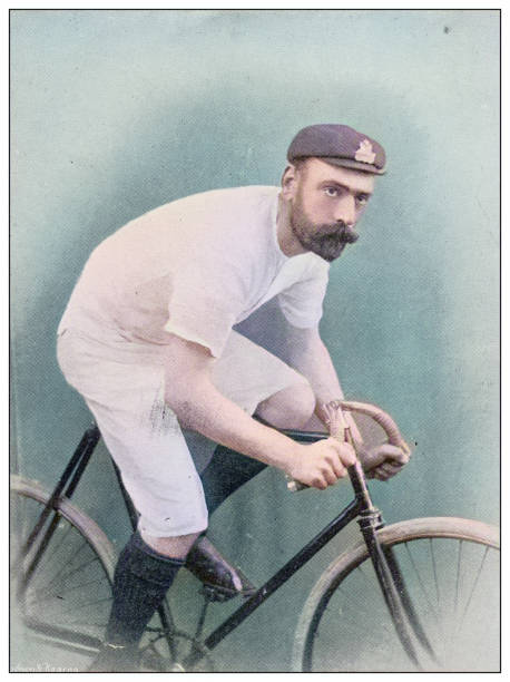 istock Navy and Army antique historical photographs: Navy Cyclists 1314511508