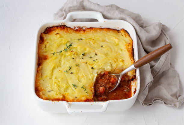 istock Traditional British dish  Shepherd's pie casserole from above 1314516433