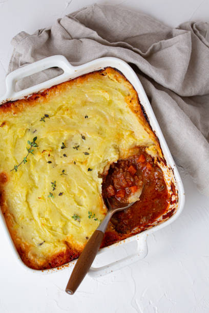 istock Traditional British dish  Shepherd's pie casserole from above 1314516449
