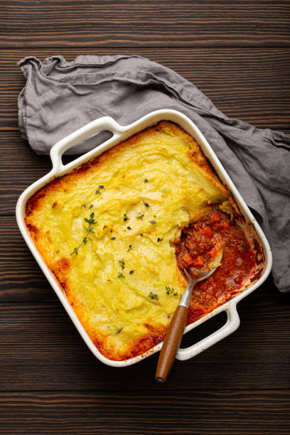 istock Traditional British dish  Shepherd's pie casserole from above 1314516455