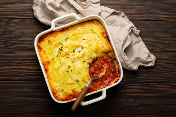 istock Traditional British dish  Shepherd's pie casserole from above 1314516465