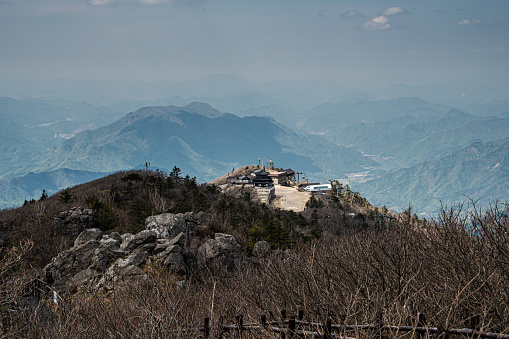 Landscape of the mountain top of korea