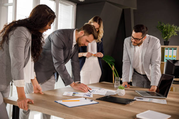istock Reviewing data from past projects and planning new business strategies 1314520594