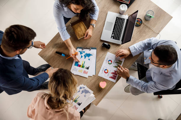 istock Group of business people making plans for upcoming projects 1314520831