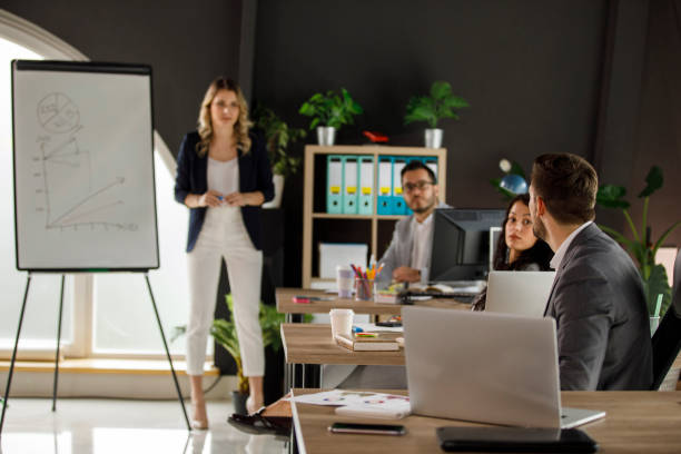 istock Discussing finances during a sales pitch 1314522434