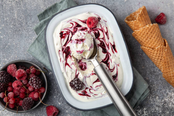 istock vanilla and berry ice cream 1314522951