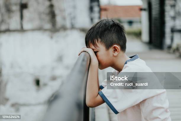 Sad Crying Little Boy Stock Photo - Download Image Now - Child, Asian and Indian Ethnicities, Child Abuse
