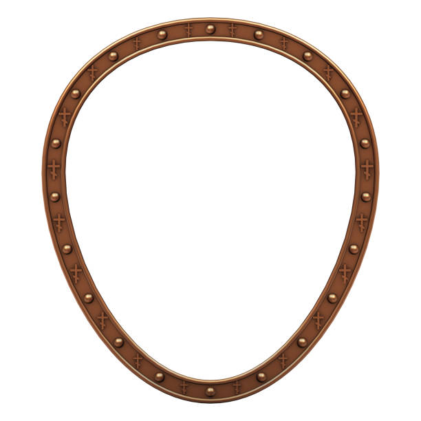 istock copper plated oval picture frame isolated on white 1314526424