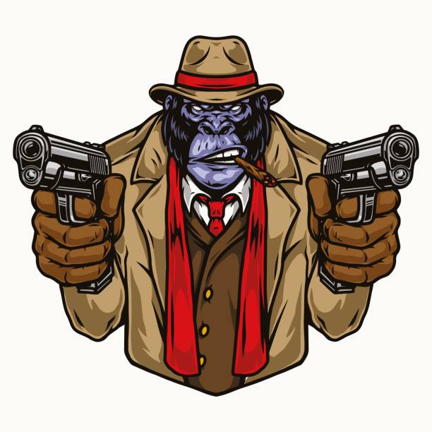 Gorilla Attack stock vectors iStock