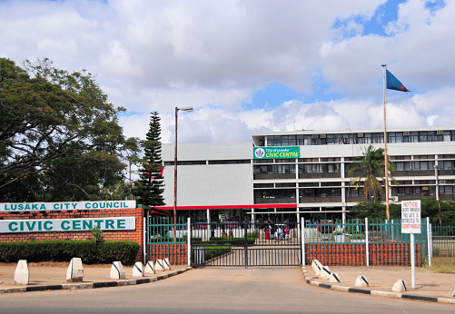 Lusaka, Zambia: city hall compound - Lusaka City Council - Civic Centre - Independence Avenue.