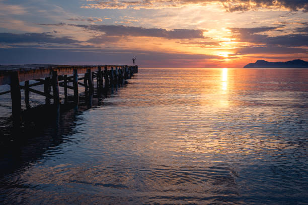 istock Pier at playa de muro on majorca island, spain 1314530002